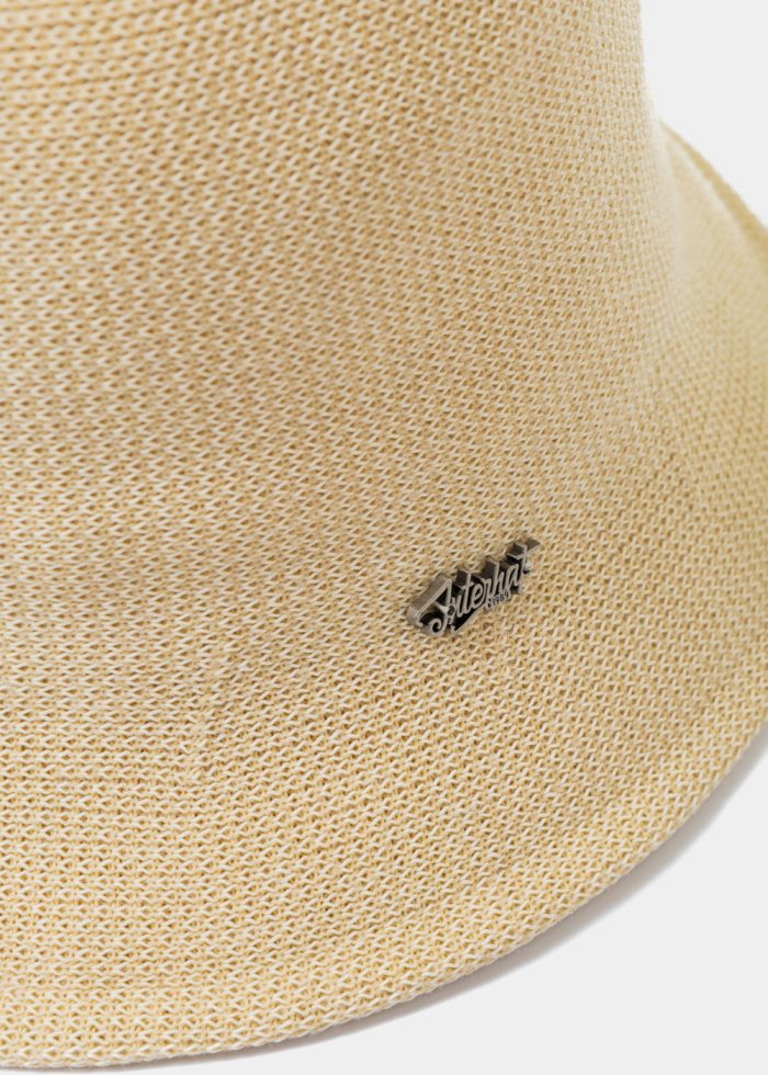 Beige Knitted Bucket Style Hat 2 - Image 3