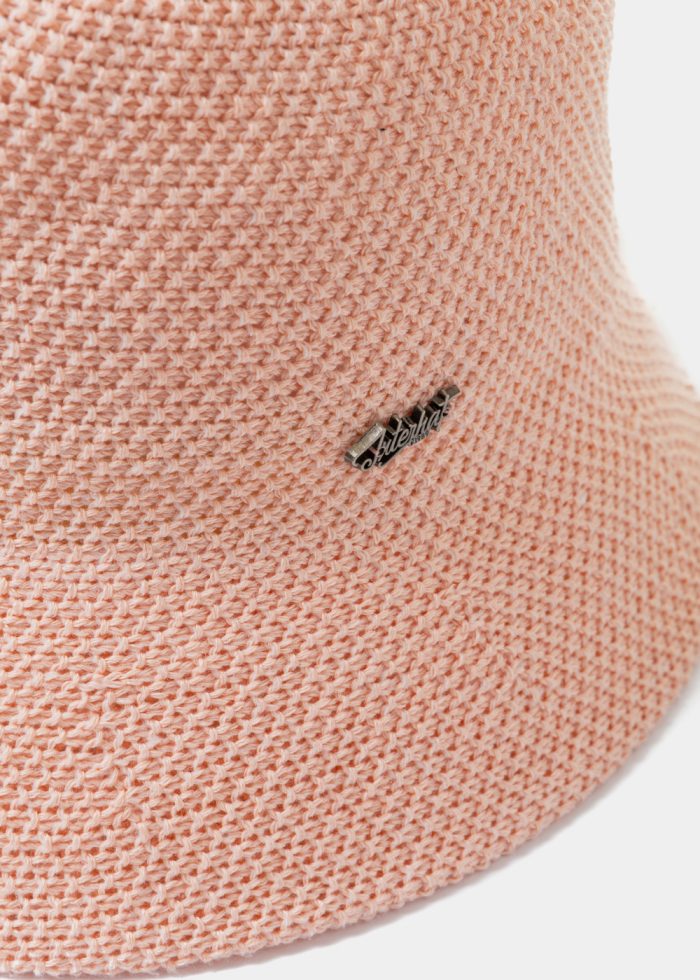 Pink Knitted Bucket Style Hat - Image 3