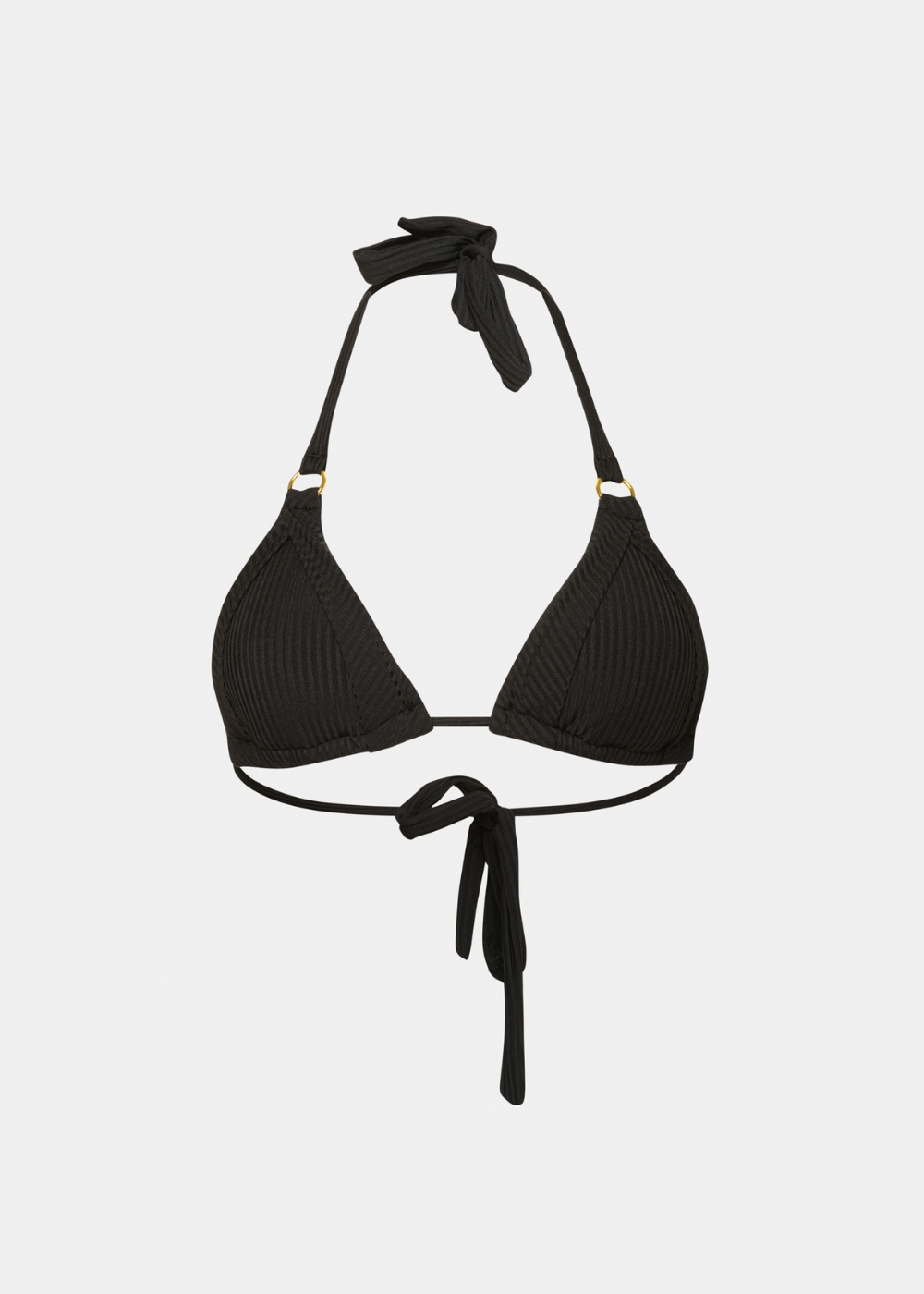 Capri Bikini Top - Black Rib Capri Bikini Top - Black Rib - Image 1