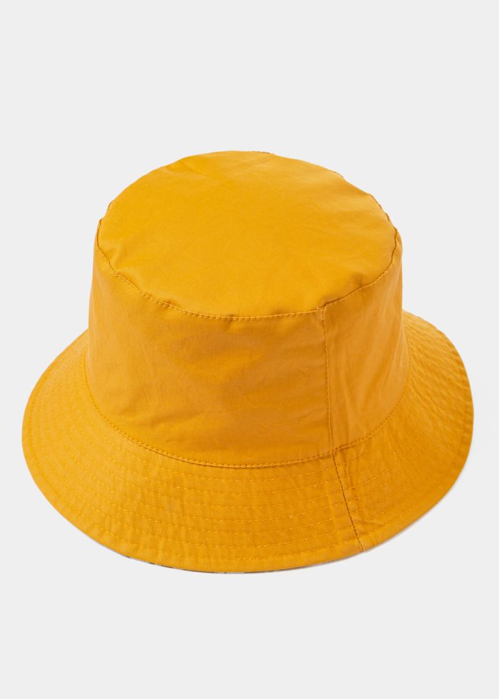 Double-Faced Bucket Hat Tape Pattern & Orange - Image 2