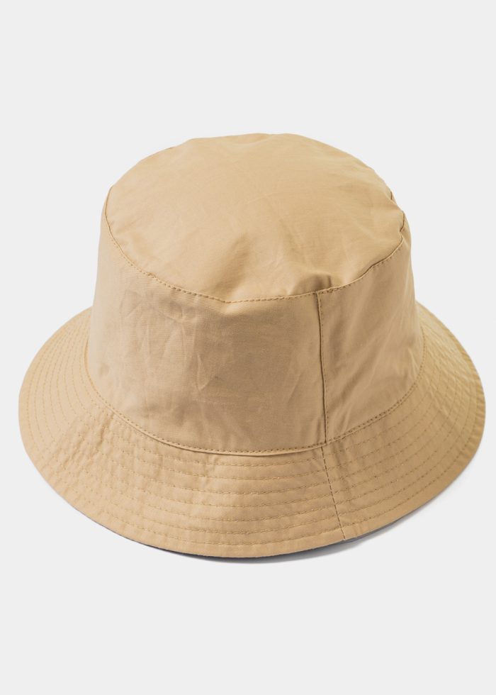 Double-Faced Bucket Hat Anchors Pattern & Beige - Image 2