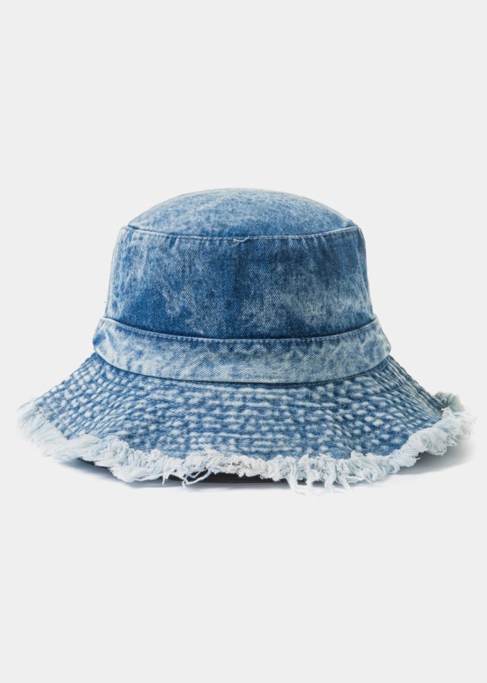 Blue Washed Jean Bucket Hat - Image 2