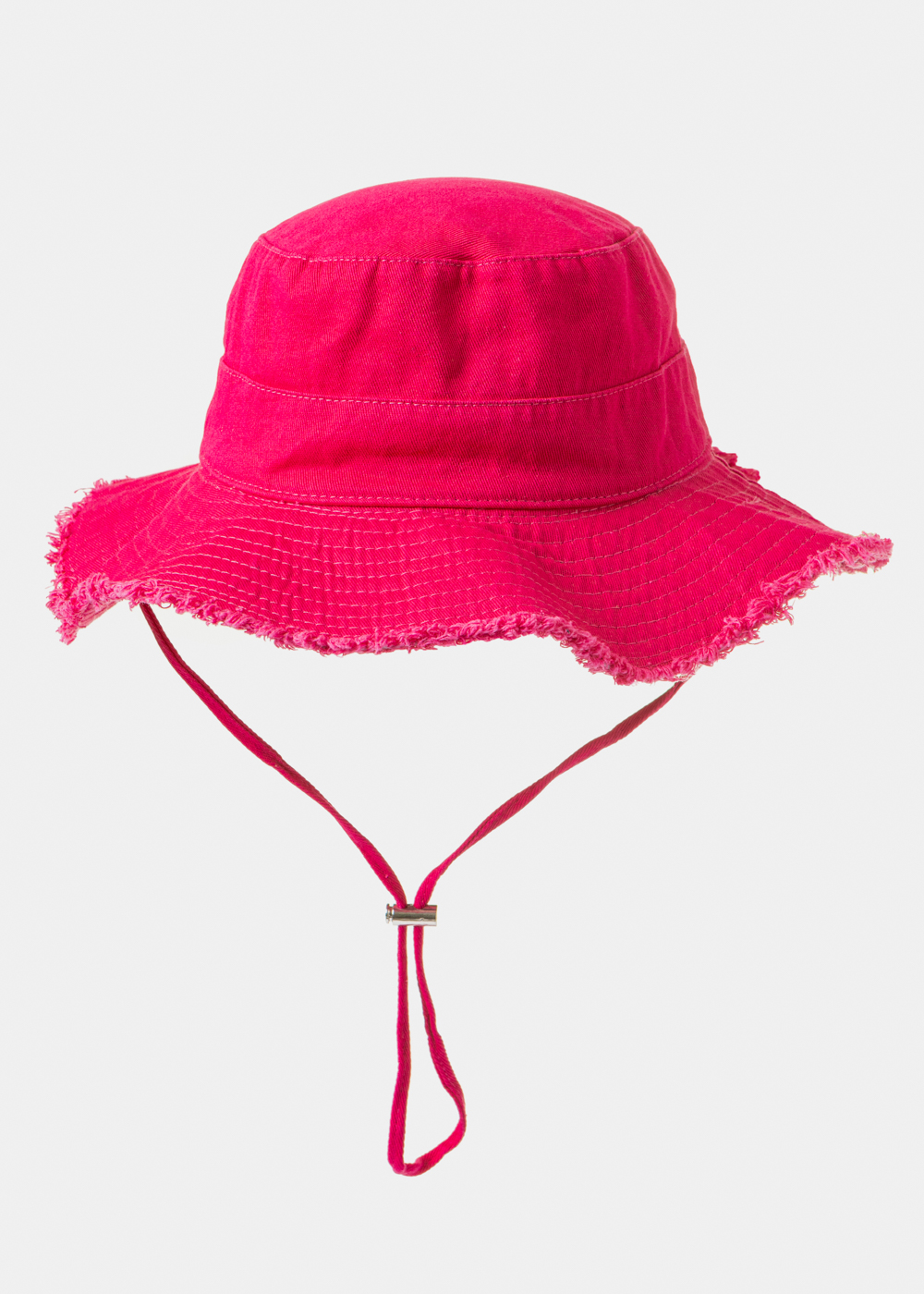 Fuchsia Cotton Bucket Hat Fuchsia Cotton Bucket Hat - Image 1
