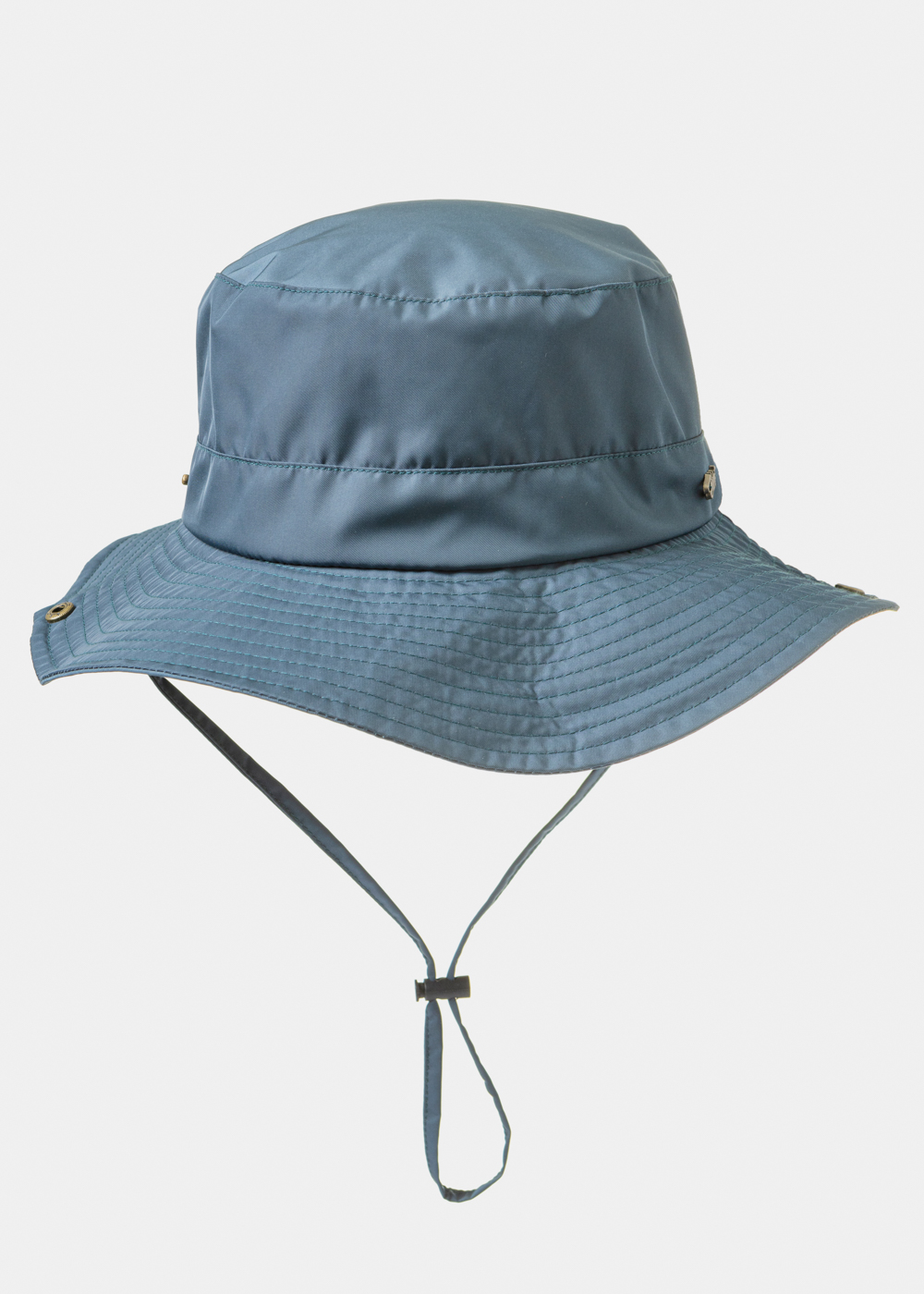 Blue Active Bucket Hat w/ Side Buttons Blue Kids Active Safari Hat - Image 1