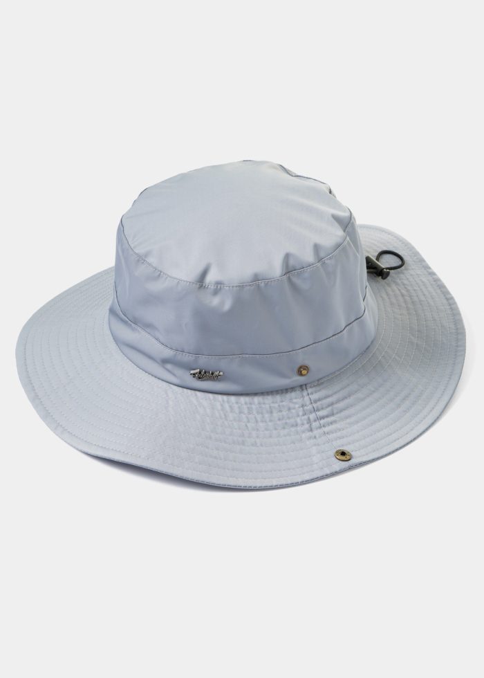 Light Blue Active Bucket Hat w/ Side Buttons - Image 2