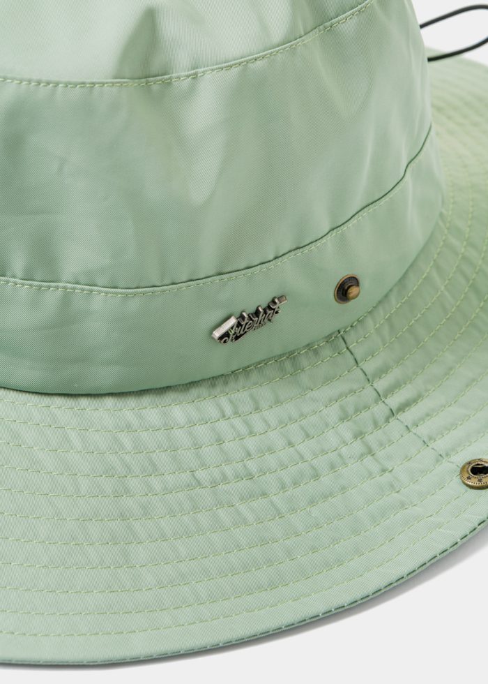 Green Active Bucket Hat w/ Side Buttons - Image 3