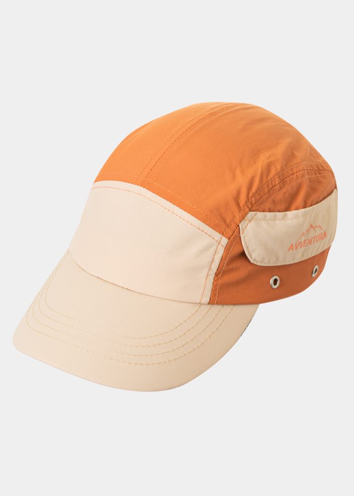 Orange Camper Cap w/ Side Pocket - Image 2