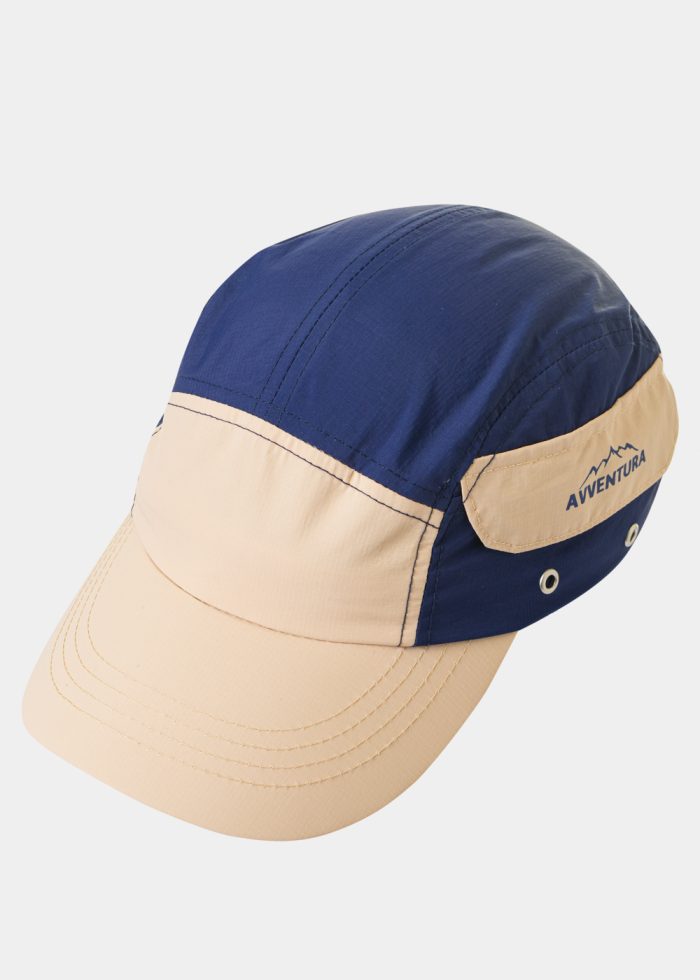 Navy Blue Camper Cap w/ Side Pocket - Image 2