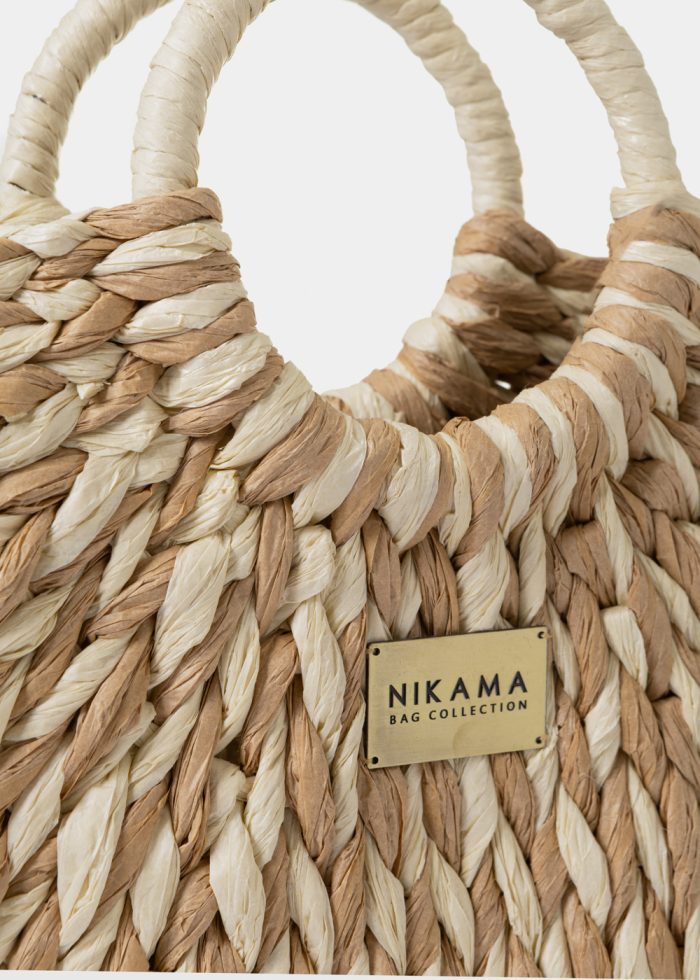 Dusty Orange Midi Knitted Bag - Image 3