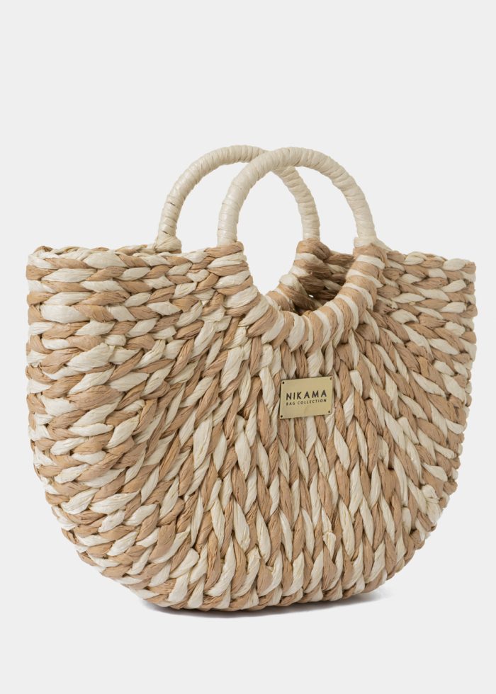 Dusty Orange Midi Knitted Bag - Image 2