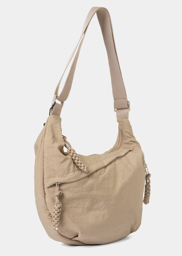 Beige Muti-Pocket Crossbody Technical Bag - Image 2