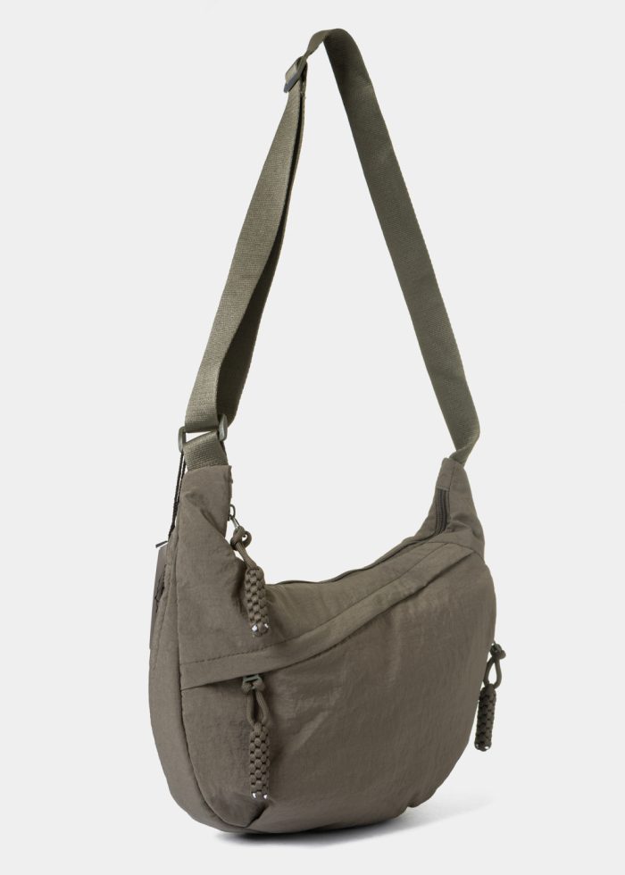 Khaki Muti-Pocket Crossbody Technical Bag - Image 2