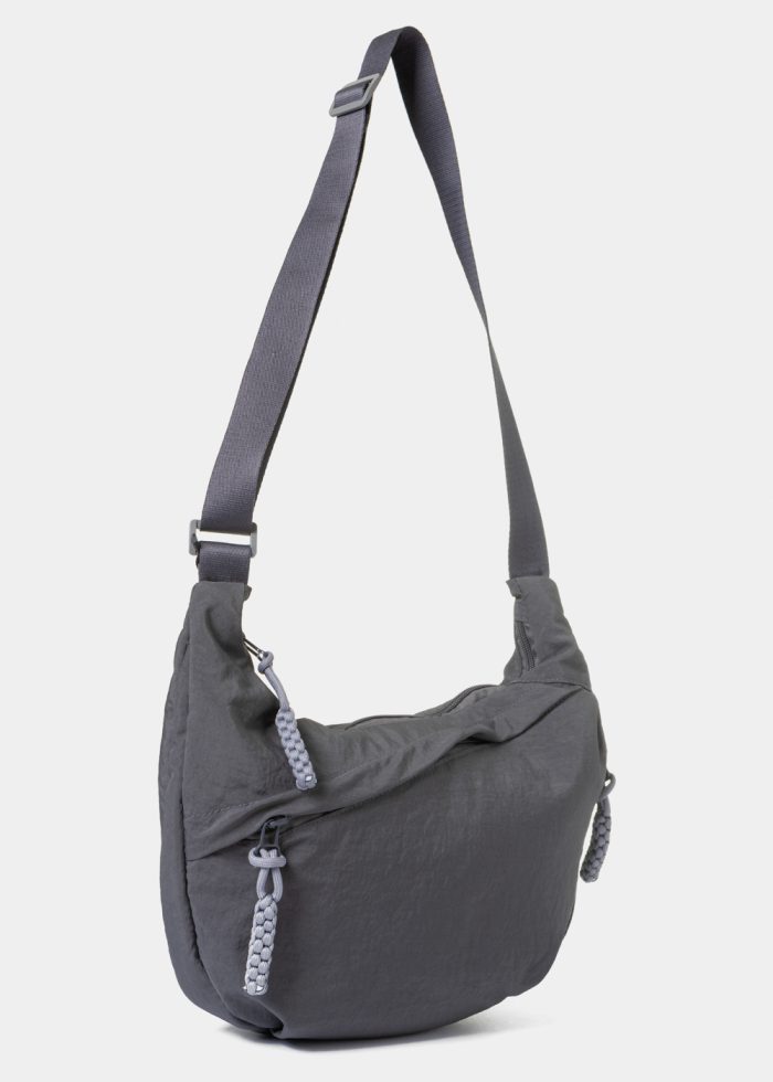 Grey Muti-Pocket Crossbody Technical Bag - Image 2