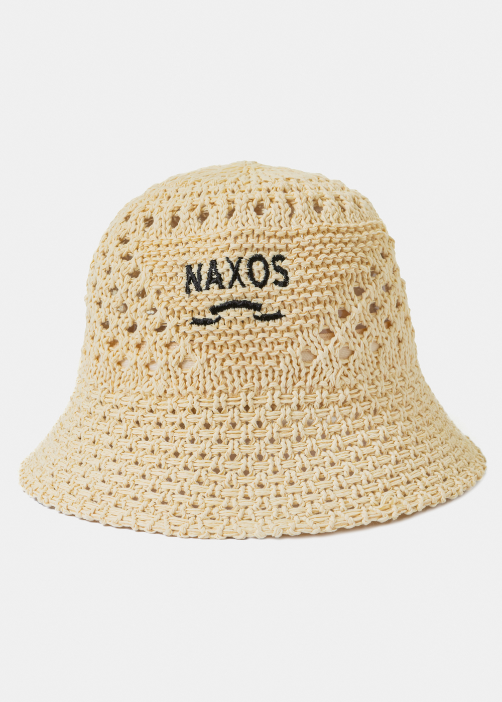 Beige "Naxos" Knitted Bucket Hat Beige "Naxos" Knitted Bucket Hat - Image 1