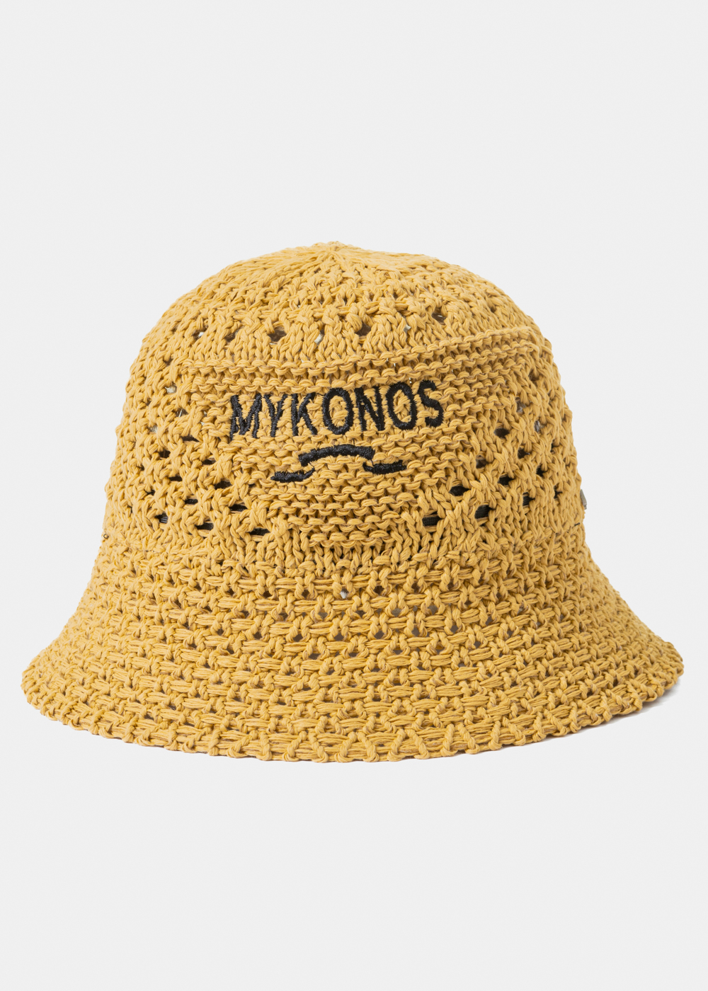 Brown "Mykonos" Knitted Bucket Hat Brown "Mykonos" Knitted Bucket Hat - Image 1