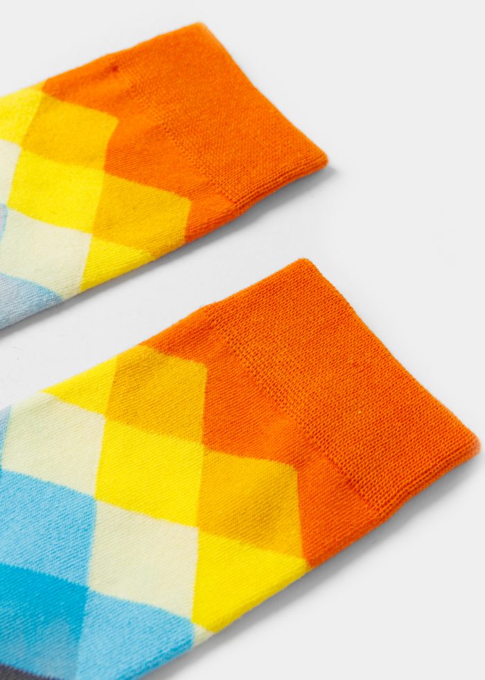 Unisex Socks w/ Colorful Motif - Image 2