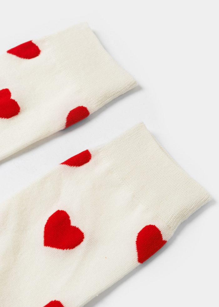 Unisex Socks w/ Hearts - Image 2