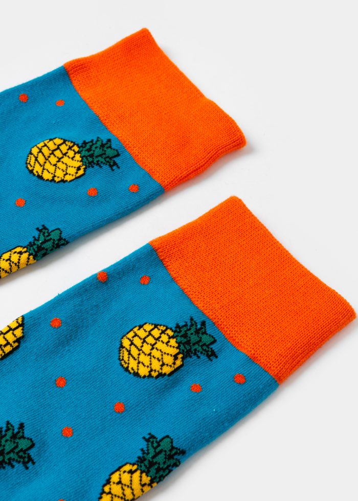Unisex Socks w/ Pineapples - Image 2