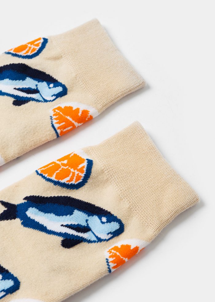 Unisex Socks w/ Salmons - Image 2