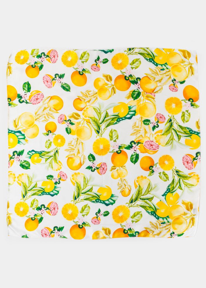 Citrus Satin Scarf - Image 2