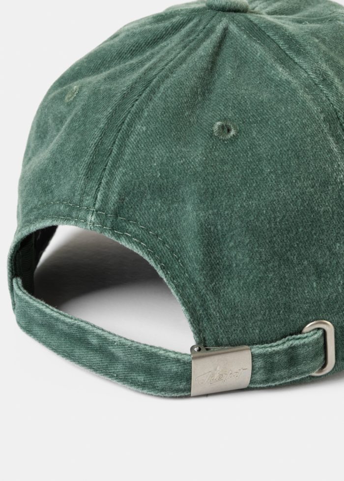 Washed Cotton Twill Cap -  Green - Image 4