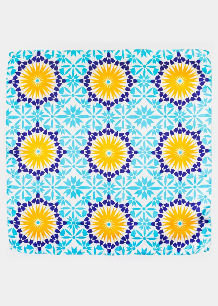 Sunflowers Satin Scarf - Image 2