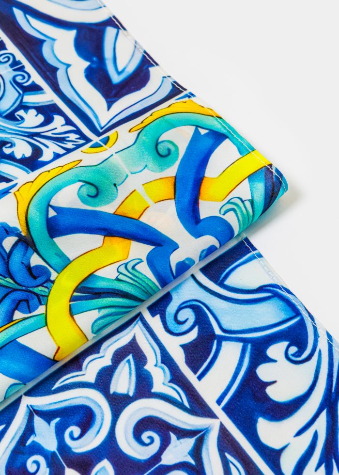 Portuguese Tiles Satin Scarf - Image 3