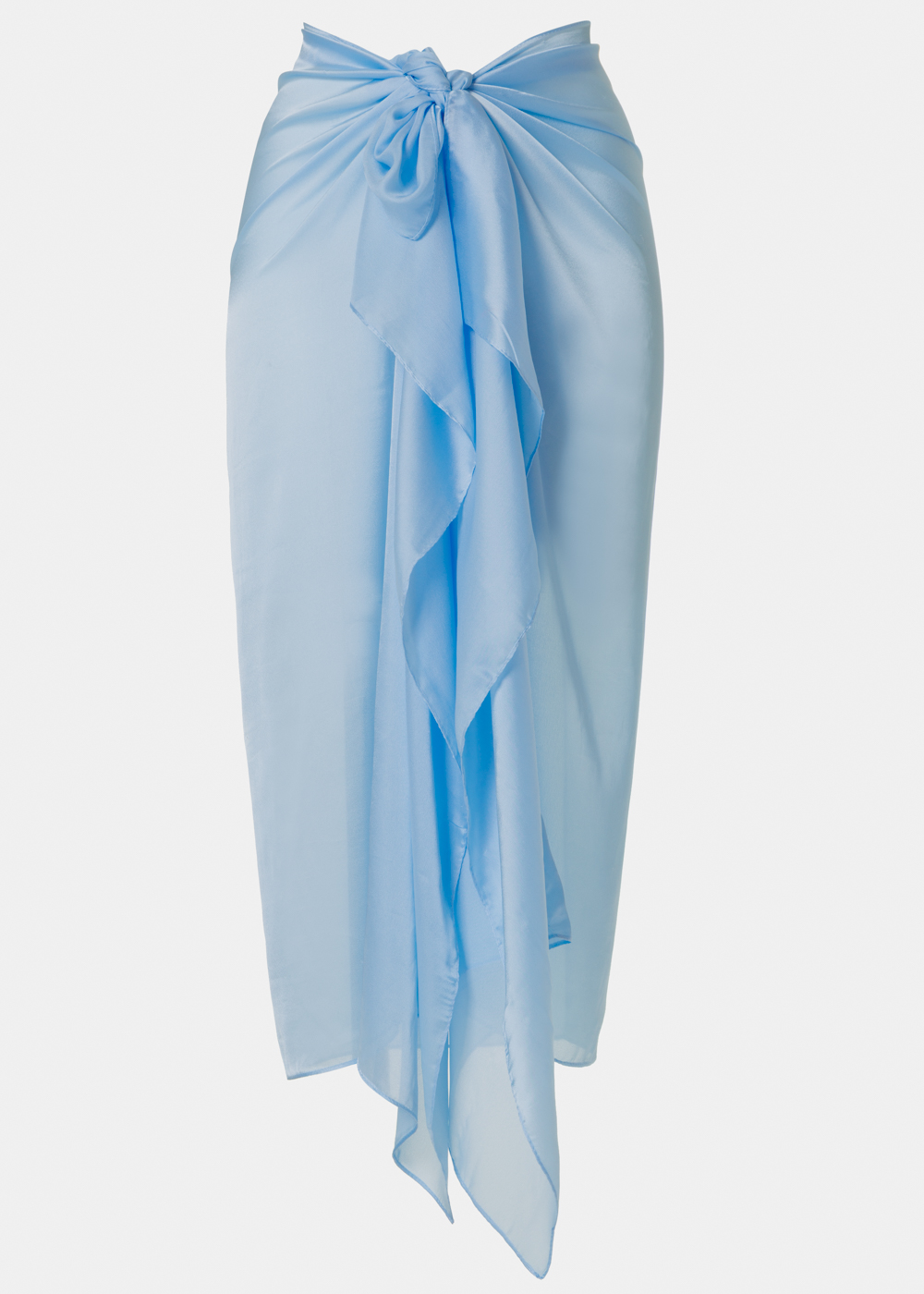 Light Blue See - Through Pareo Light Blue See - Through Pareo - Image 1