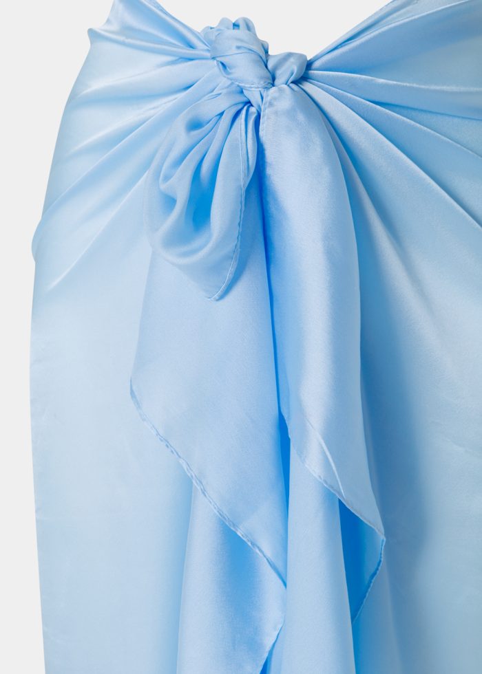 Light Blue See - Through Pareo - Image 2