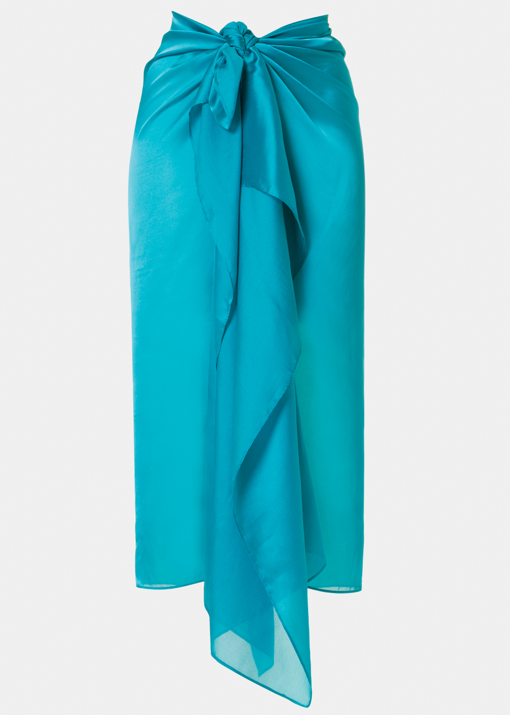 Petrol See - Through Pareo Petrol See - Through Pareo - Image 1