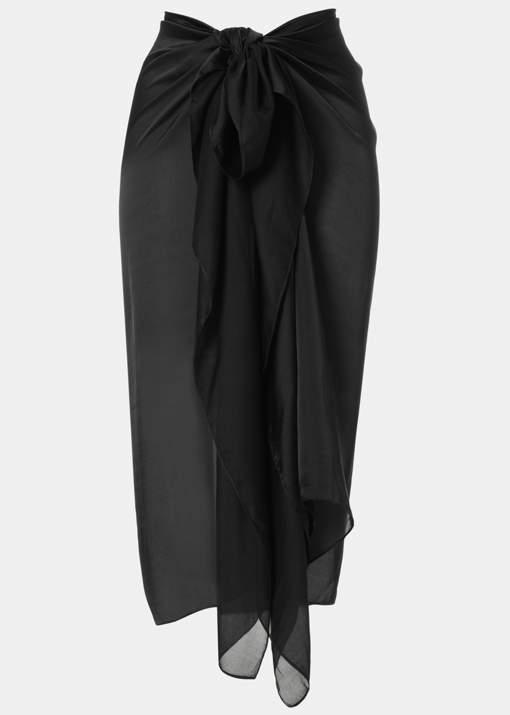 Black See - Through Pareo Black See - Through Pareo - Image 1