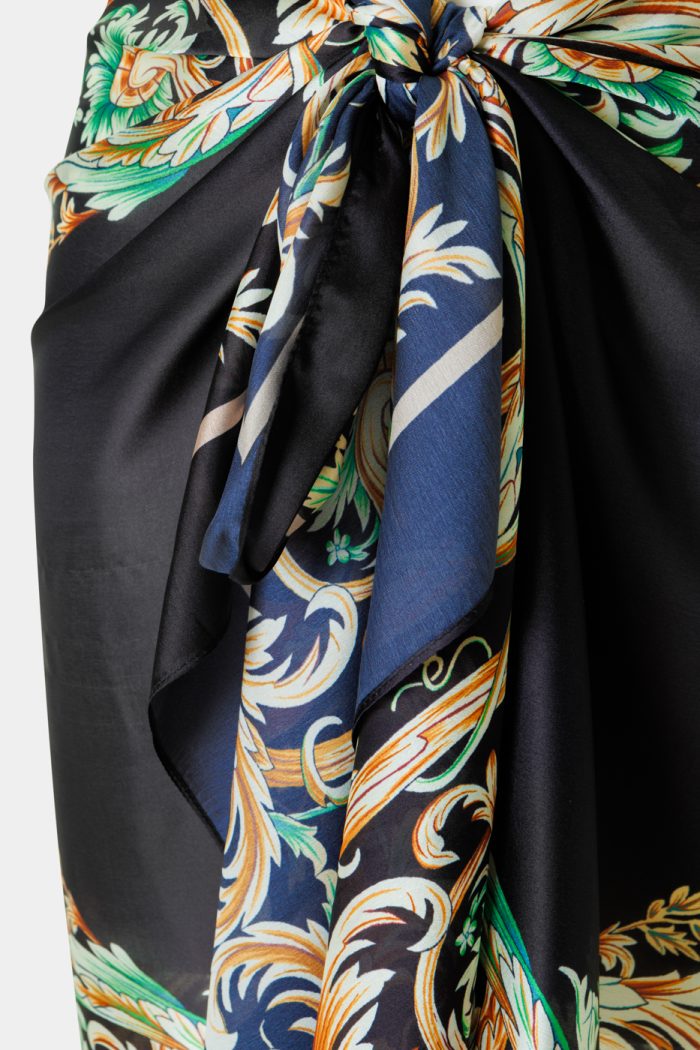 Black Pareo w/ Gold Design - Image 2