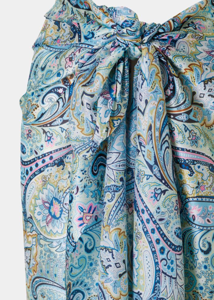 Blue Pareo w/ Paisley Pattern - Image 2