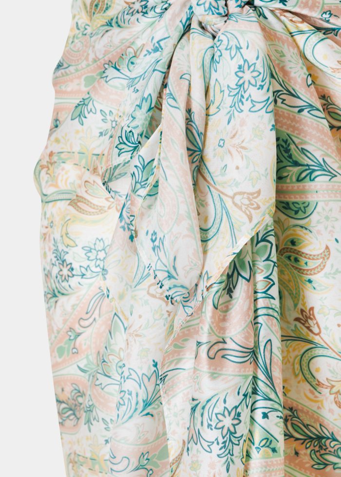 Green Pareo w/ Paisley Pattern - Image 2