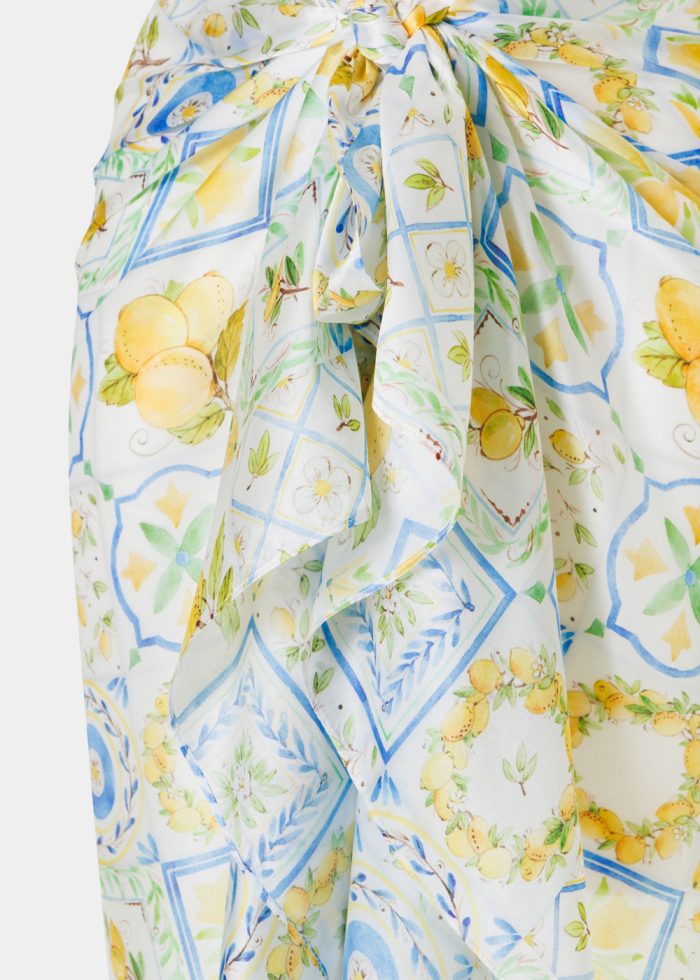 Yellow Pareo w/ Lemons Pattern - Image 2