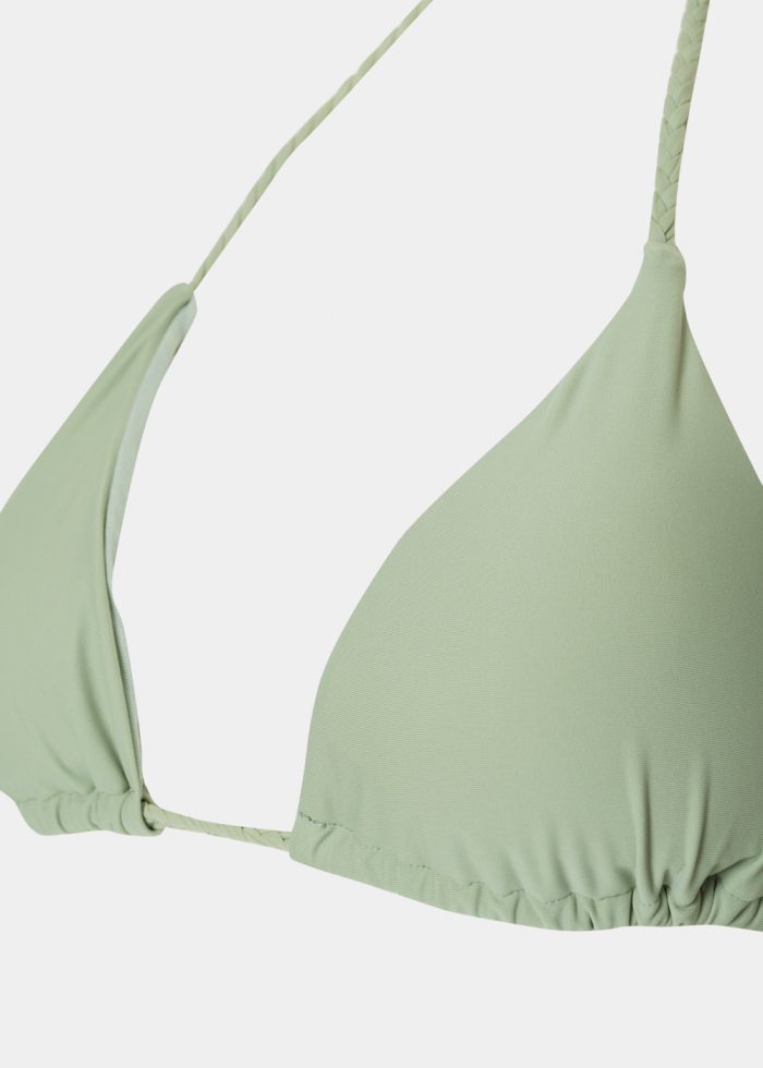 Bali Bikini Top - Mint Braided Dacron - Image 2