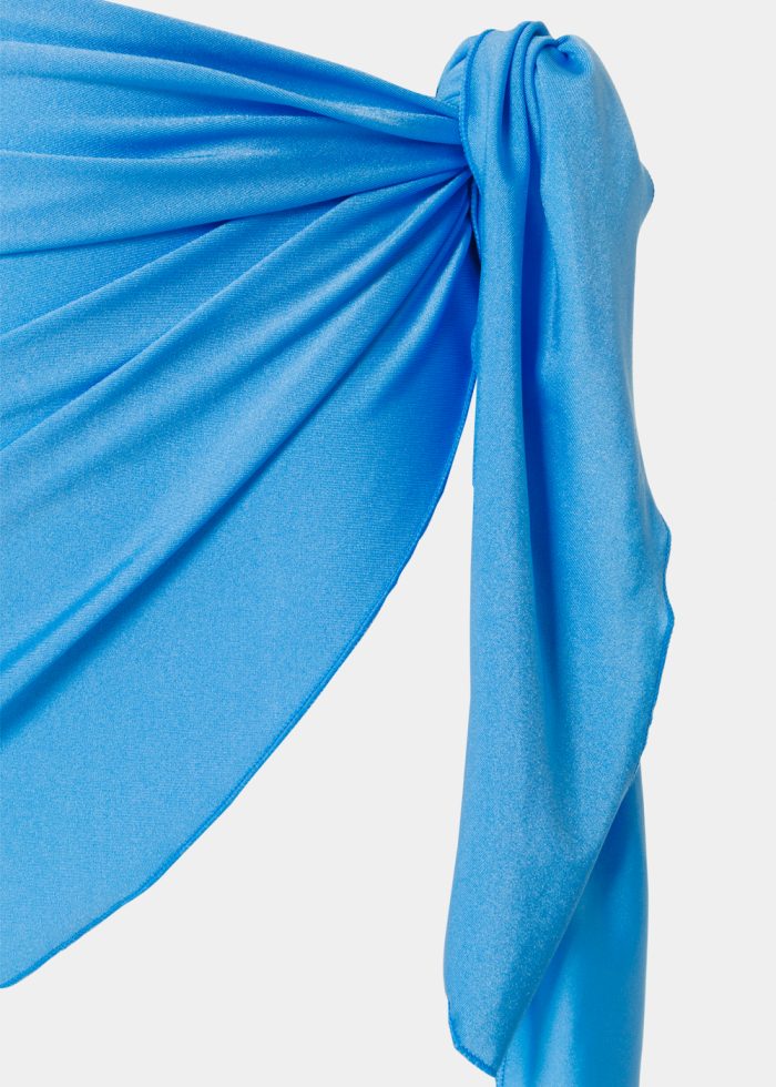 Blue Dacron Mini Pareo - Image 2