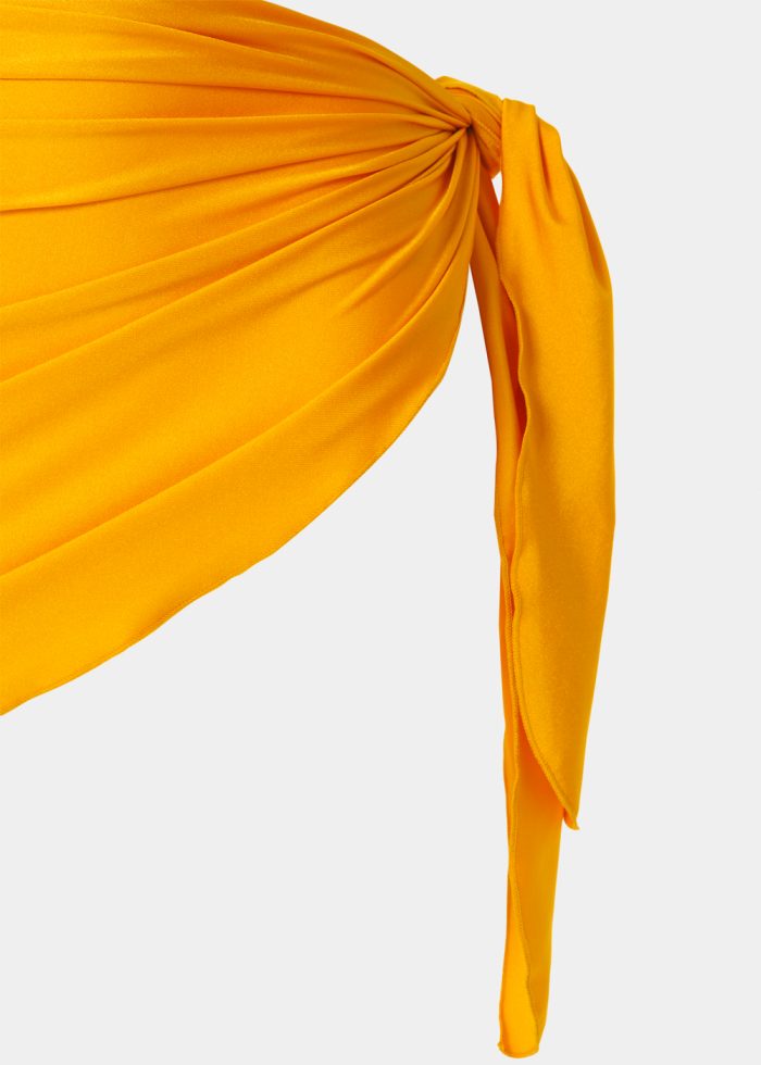 Orange Dacron Mini Pareo - Image 2