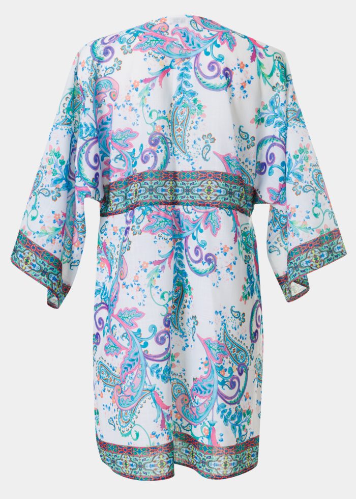 Green Mini Paisley Dress - Image 2