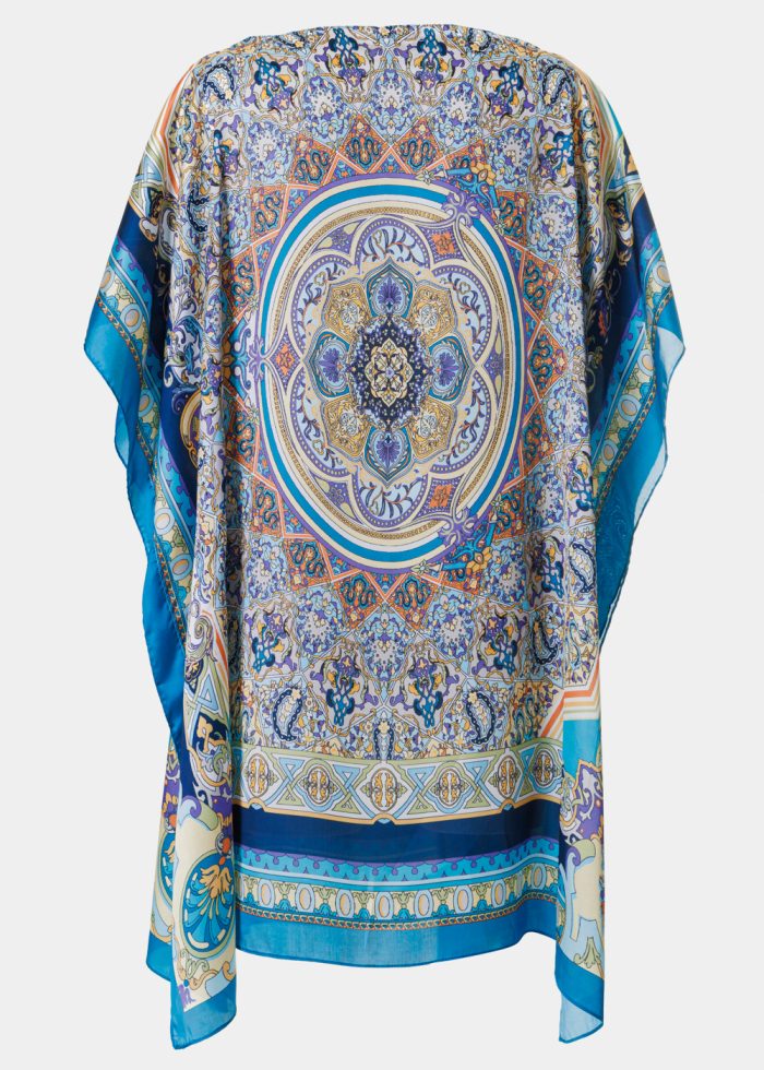 Butterfly Satin Dress w/ Royal Pattern - Image 2