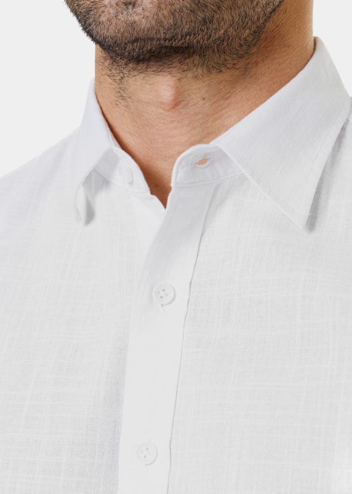 100% Cotton White Shirt - Image 3