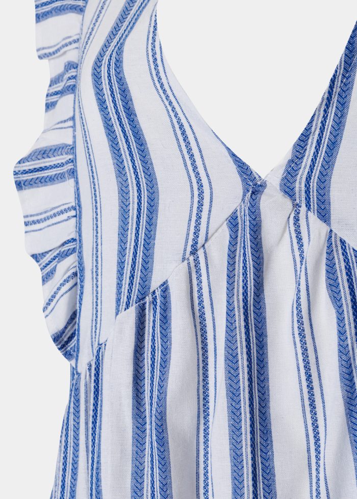 Striped Mini Butterfly Dress - Image 3