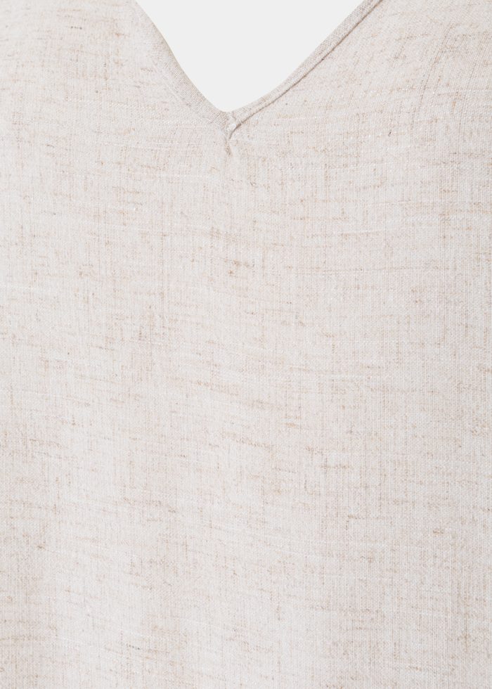 A-Line Beige Jute Dress - Image 3