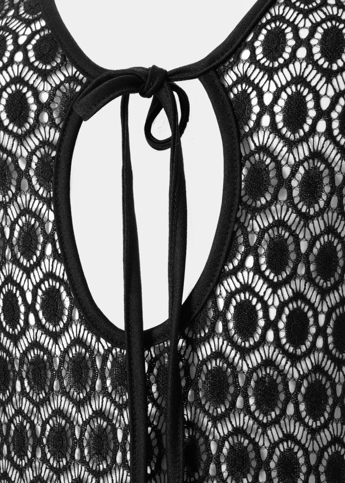 Black Soft Knitted Beachwear - Image 2