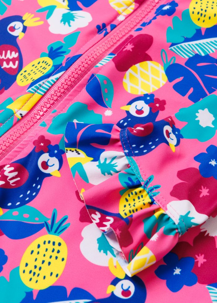 Girls One-Piece Swimsuit w/ Jungle Print - Image 2