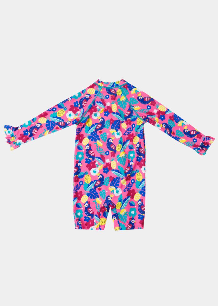 Girls One-Piece Swimsuit w/ Jungle Print - Image 3