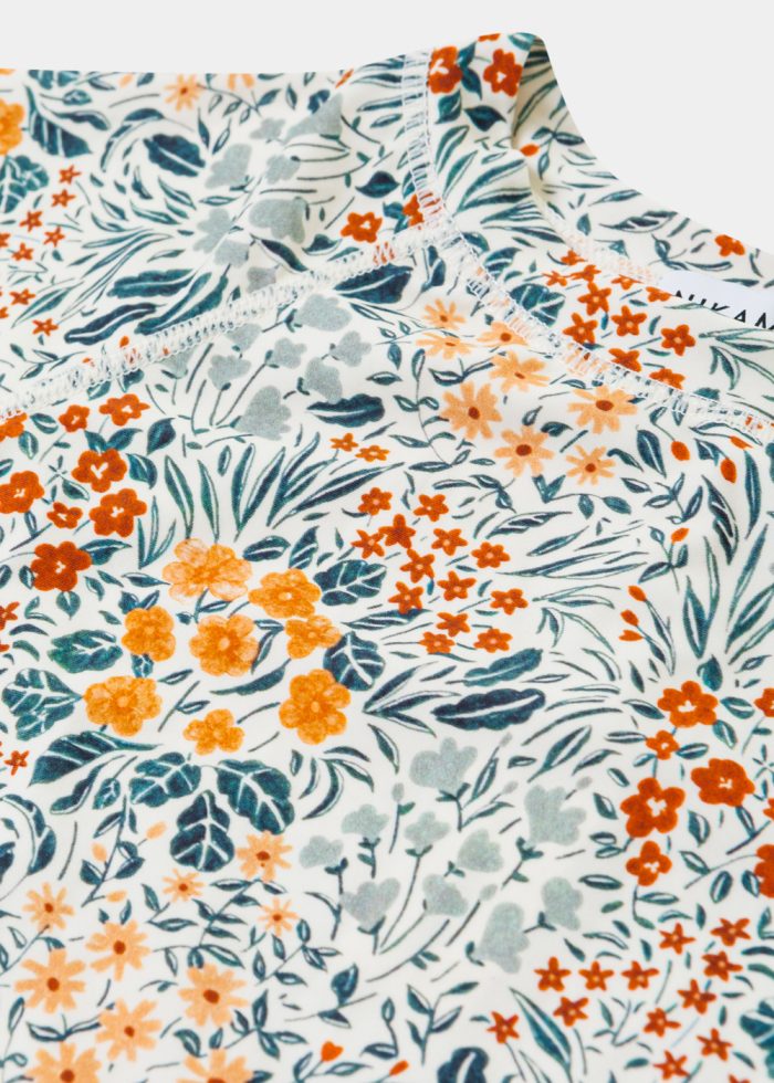 Girls Swimsuit Blouse & Slip w/ Flower Print - Image 2