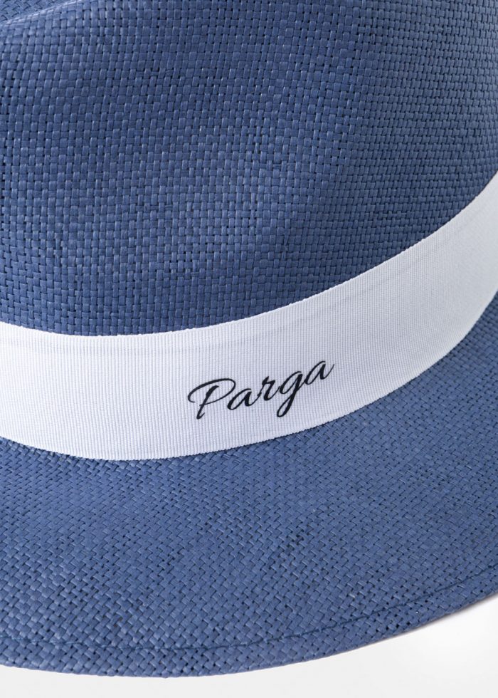 Navy Blue "Parga" Panama Style Hat - Image 3
