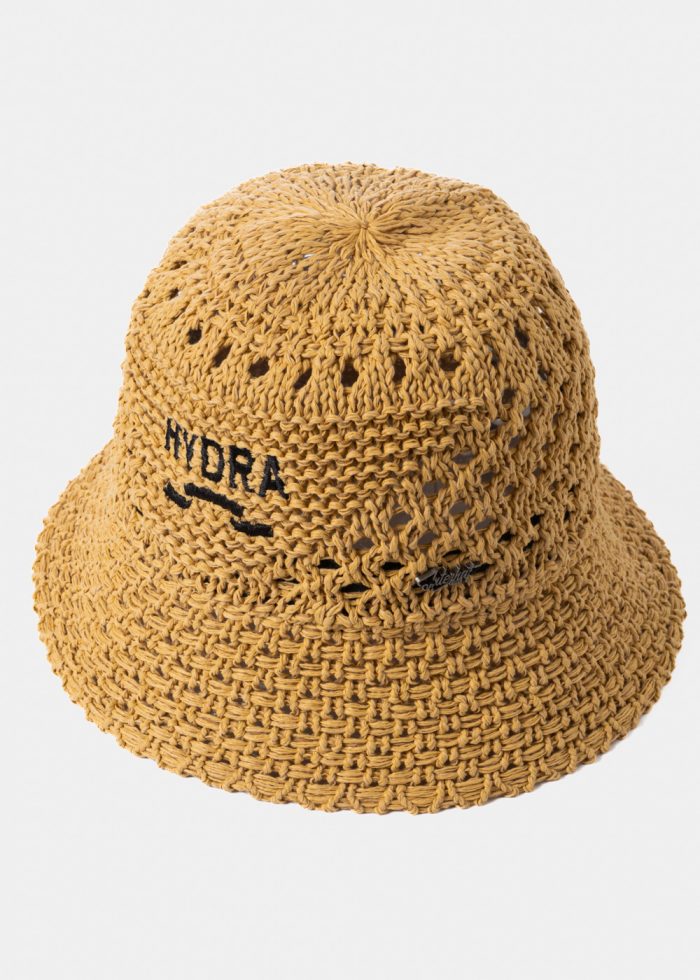 Brown "Hydra" Knitted Bucket Hat - Image 2