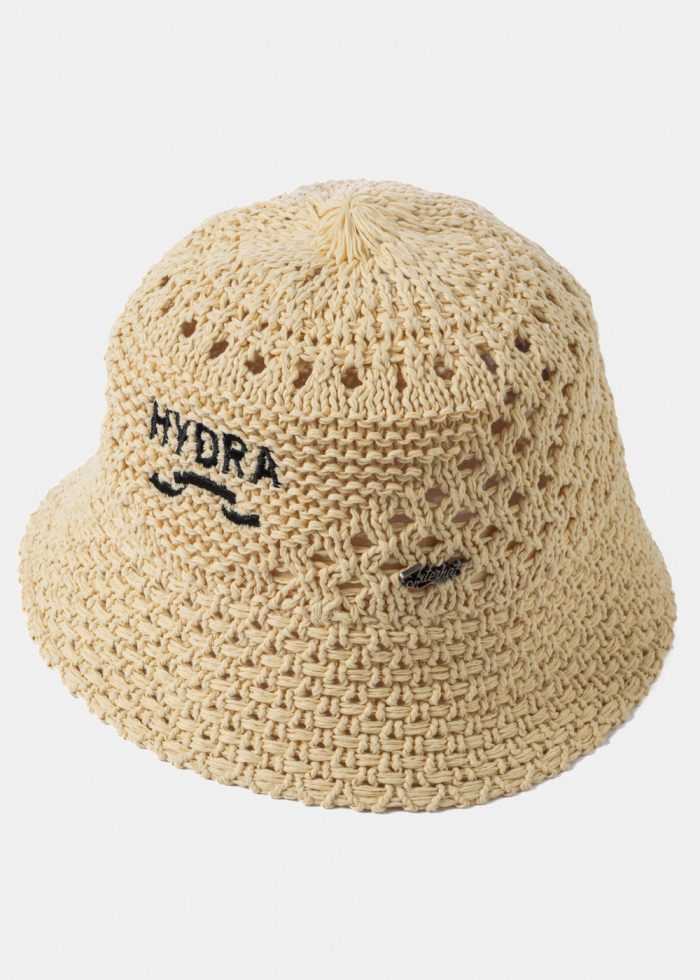 Beige "Hydra" Knitted Bucket Hat - Image 2